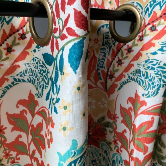 Pier 1 Clara Floral Grommet Curtain - Picture 3 of 5